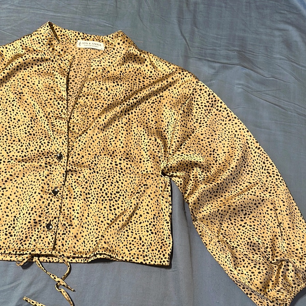 Cheetah blouse
